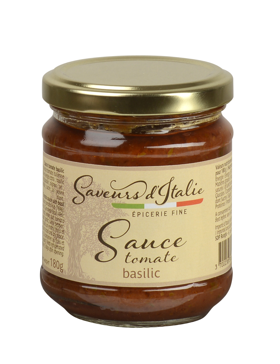 SAUCE TOMATE BASILIC