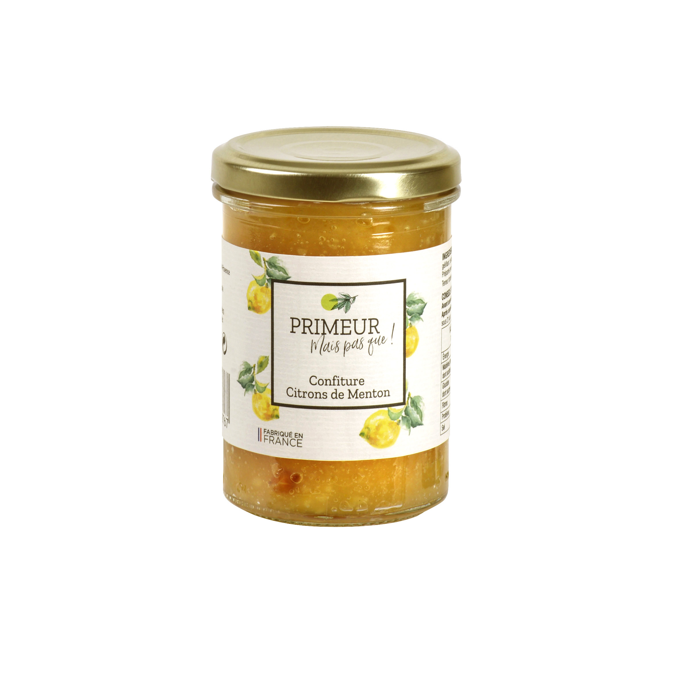 CONFITURE DE CITRON DE MENTON